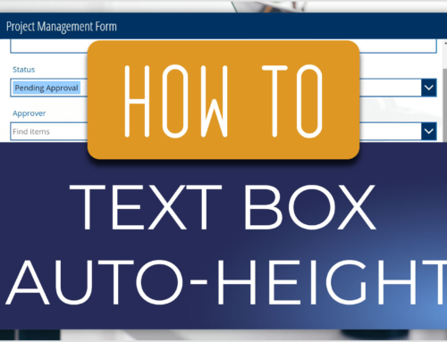 PowerApps – Text Box Auto-Height
